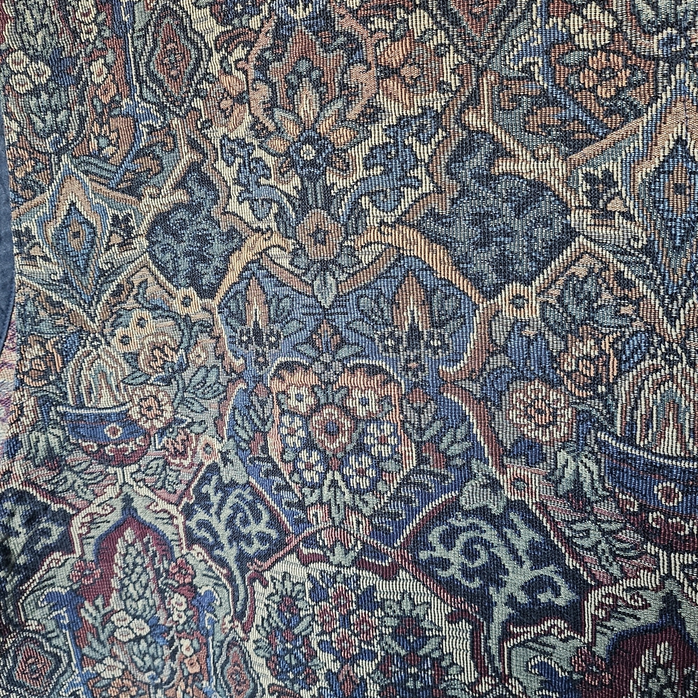 Vintage Tapestry Vest 3X - Picture 4 of 6